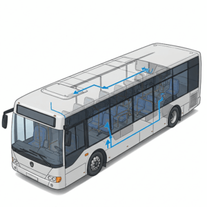 city bus with hydrogen