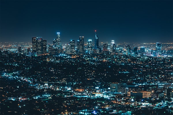 urban city at night